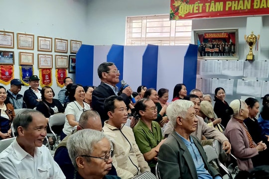 Phường Xuân Đỉnh tổ chức Hội nghị tiếp xúc cử tri với người ứng cử đại biểu HĐND phường khóa II