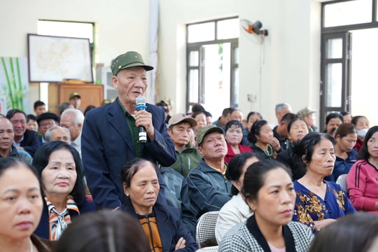 Cử tri xã Phù Đổng đặt niềm tin vào các ứng cử viên