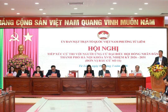 Ứng cử viên đại biểu HĐND thành phố Hà Nội - Đơn vị bầu cử số 11 vận động bầu cử