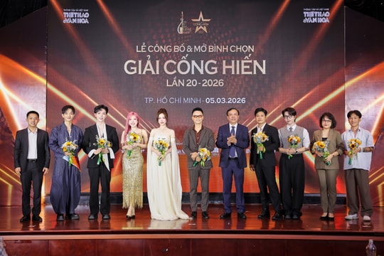 Hòa Minzy, Nguyễn Hùng, Đức Phúc, Phương Mỹ Chi được đề cử Giải thưởng Cống hiến lần thứ 20 – 2026