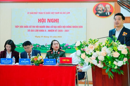 Cử tri xã Gia Lâm quan tâm vấn đề dân sinh, giáo dục