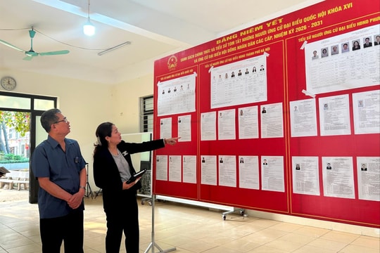 Khí thế ngày hội bầu cử lan tỏa khắp Hà Nội