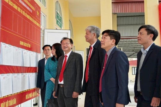 Bảo đảm an ninh trật tự và hoàn tất chuẩn bị bầu cử tại cơ sở