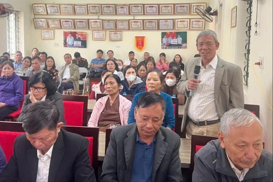 Ứng cử viên đại biểu HĐND xã Hòa Lạc cam kết thực hiện nhiều chương trình thiết thực