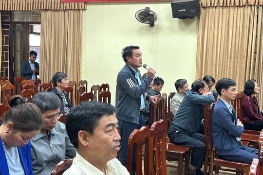 Ứng cử đại biểu HĐND thành phố Hà Nội - đơn vị bầu cử số 18 tiếp xúc cử tri, vận động bầu cử