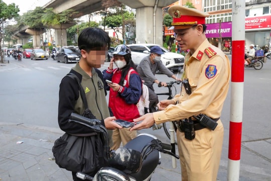 Hà Nội: Hơn 1.400 học sinh vi phạm giao thông trong tháng 2-2026