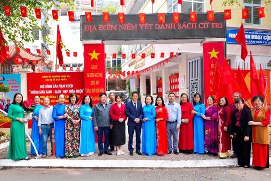 Phường Ngọc Hà: Khánh thành mô hình “Không gian xanh - sạch - đẹp”
