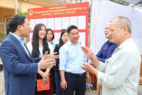 Cử tri Quang Minh tin tưởng, kỳ vọng vào các ứng cử viên