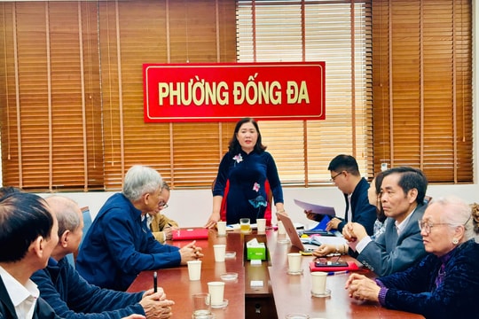 Phường Đống Đa mạn đàm tiểu sử ứng cử viên, nâng cao chất lượng bầu cử