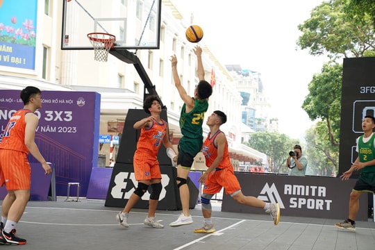 Hơn 500 vận động viên tranh tài tại Giải bóng rổ 3x3 Hà Nội mở rộng 2026