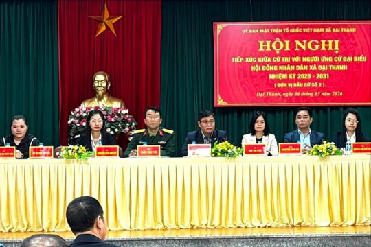 Lắng nghe cử tri, thúc đẩy phát triển bền vững xã Đại Thanh