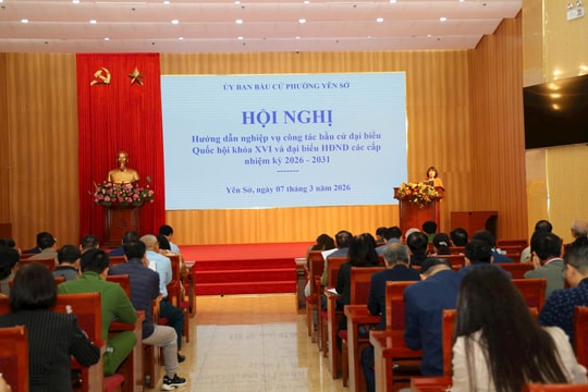 Yên Sở tập huấn nghiệp vụ công tác bầu cử