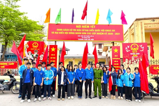 Thanh niên Nam Phù mang khí thế ngày hội bầu cử đến từng khu dân cư