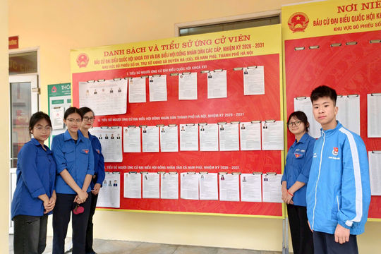 Tuổi trẻ Nam Phù: Trao niềm tin, gửi kỳ vọng vào ngày hội non sông