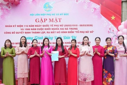 Bước đột phá từ mô hình "Tổ phụ nữ số" tại xã Mỹ Đức