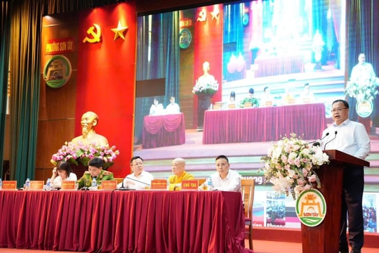 Phường Sơn Tây tổ chức nhiều hoạt động hướng tới ngày bầu cử