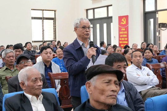 Cử tri Bát Tràng kỳ vọng vào cam kết của các ứng cử viên đại biểu HĐND xã