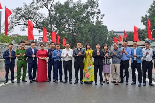 Xã Bình Minh khánh thành, khởi công nhiều công trình hạ tầng chào mừng ngày bầu cử