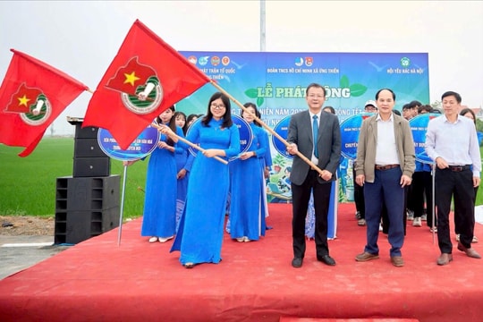 Thanh niên xã Ứng Thiên phát động Tháng thanh niên 2026