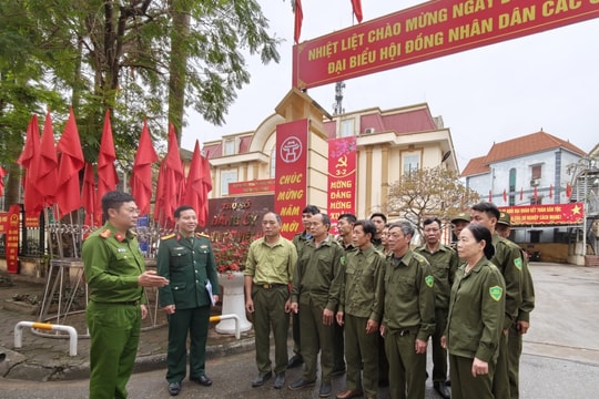 Phường Phú Lương bảo đảm tuyệt đối an ninh, an toàn cuộc bầu cử