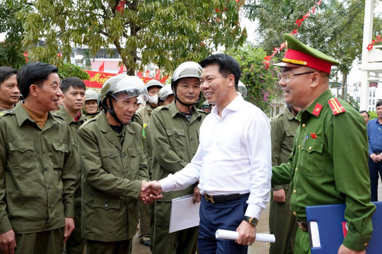 Yên Nghĩa ra quân bảo đảm an ninh, trật tự phục vụ bầu cử