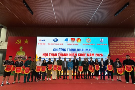 Phường Phú Thượng: Khai mạc Hội thao thanh niên khỏe năm 2026