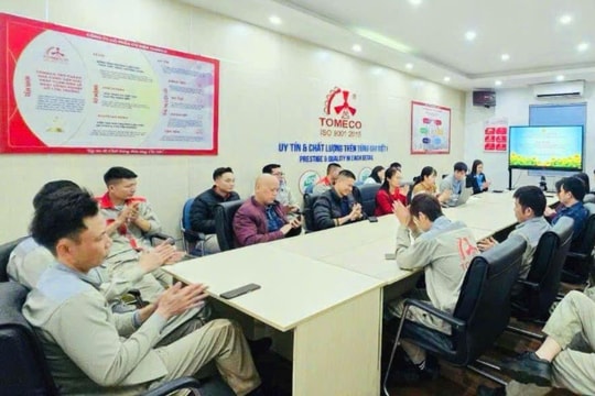 Công đoàn xã Kiều Phú tuyên truyền bầu cử tới 100% đoàn viên, người lao động