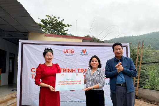 Hơn 1,5 tỷ đồng cải tạo hai điểm trường mầm non vùng cao Điện Biên