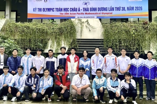 22 học sinh Việt Nam thi Olympic toán châu Á - Thái Bình Dương
