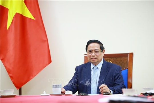 Thủ tướng Phạm Minh Chính điện đàm với Thủ tướng Nhà nước Kuwait