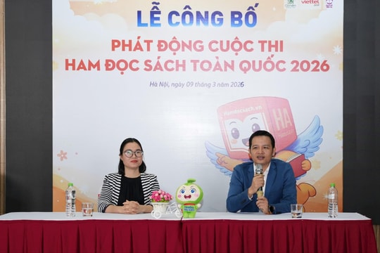 Cuộc thi “Ham đọc sách toàn quốc 2026” có tổng giá trị giải thưởng 1 tỷ đồng