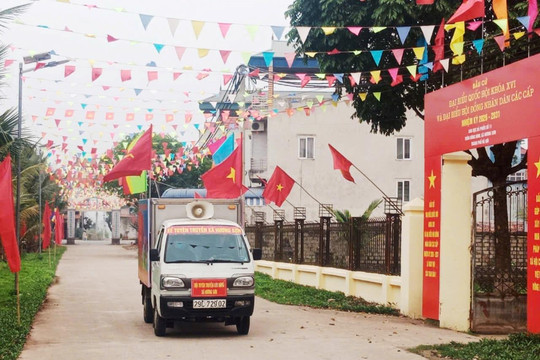 Xã Hương Sơn tích cực hoàn tất các khâu, sẵn sàng cho ngày hội toàn dân