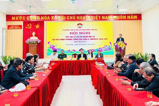 Ứng viên HĐND phường Tương Mai: Gần dân, sát dân, nói đi đôi với làm