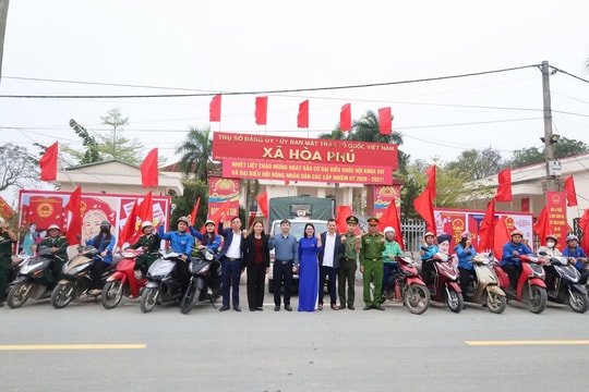 Xã Hòa Phú sẵn sàng cho ngày hội non sông