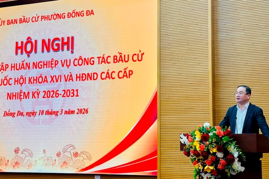 Phường Đống Đa nâng cao nghiệp vụ, bảo đảm bầu cử