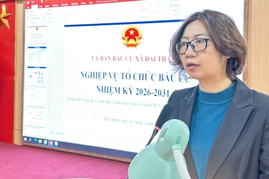 Xã Đại Thanh tập huấn nghiệp vụ công tác bầu cử