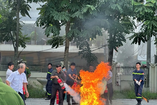 Xã Thiên Lộc tăng cường công tác phòng, chống cháy nổ từ cơ sở