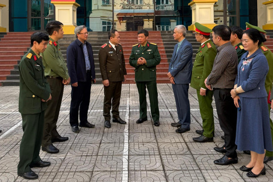 Đoàn công tác số 9 Thành ủy Hà Nội kiểm tra công tác chuẩn bị bầu cử tại một số đơn vị