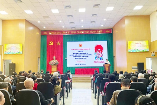Phường Xuân Đỉnh tập huấn công tác bầu cử đại biểu Quốc hội và HĐND các cấp