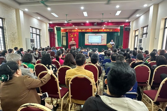 Phường Tây Mỗ tập huấn nghiệp vụ bỏ phiếu, kiểm phiếu cho 28 tổ bầu cử