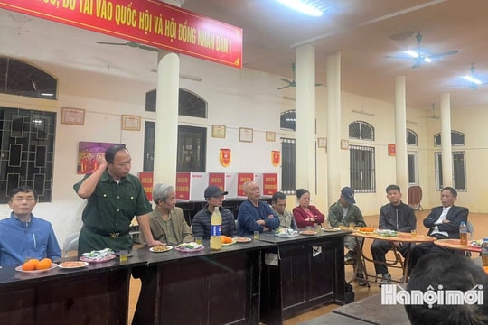 Yên Nghĩa tổ chức hội nghị mạn đàm giúp cử tri nắm rõ thông tin ứng cử viên
