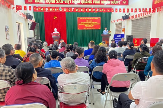 Xã Thuận An mạn đàm tiểu sử ứng cử viên đại biểu Quốc hội và HĐND các cấp