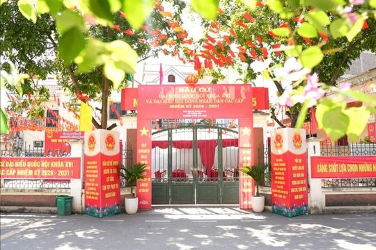 Xã Dương Hoà phát động toàn dân bảo vệ môi trường hướng tới ngày bầu cử