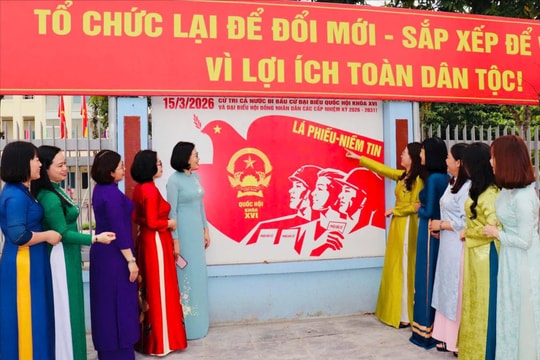 Phụ nữ Thuận An lan tỏa trách nhiệm công dân, tích cực tuyên truyền bầu cử