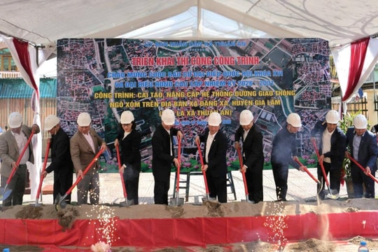 Thuận An: Khánh thành, triển khai thi công các công trình chào mừng Ngày bầu cử