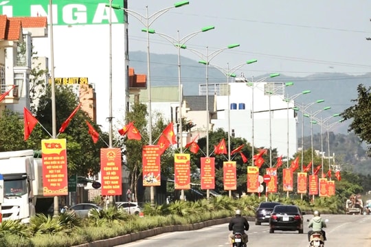 Mỹ Đức rực rỡ cờ hoa đón ngày hội của toàn dân