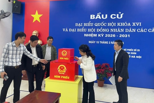 Phường Thanh Xuân kiểm tra công tác chuẩn bị bầu cử