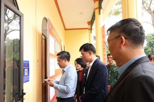 Đồng chí Hà Minh Hải kiểm tra công tác bầu cử tại các xã: Mê Linh, Quang Minh, Tiến Thắng, Yên Lãng