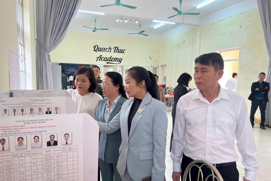 MTTQ thành phố Hà Nội kiểm tra, giám sát công tác chuẩn bị bầu cử tại xã Nội Bài