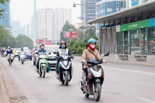 Bắc Bộ ngày nắng hanh, đêm có mưa rải rác